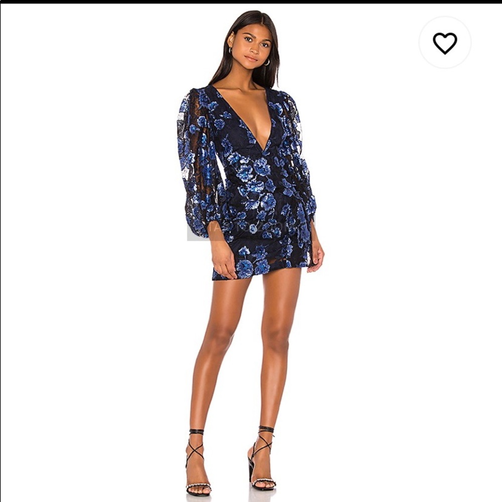 For Love & Lemons Victoria Embroidered mini dress